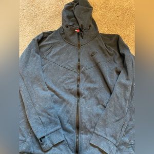 Navy Nike Zip Up Hoodie